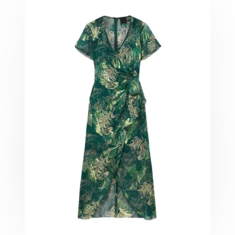 Anna Sui Midi Dress in Green